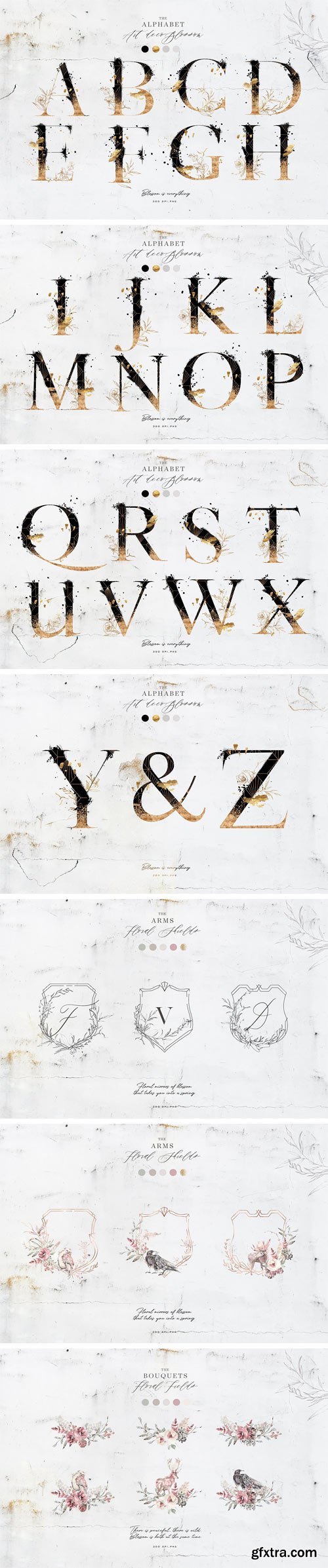 CM - Floral Fields Alphabet &amp; Graphics 2303534