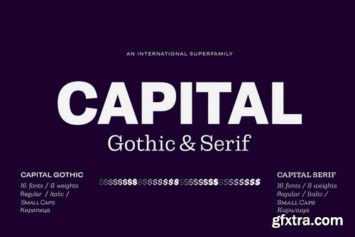 Capital Font Family