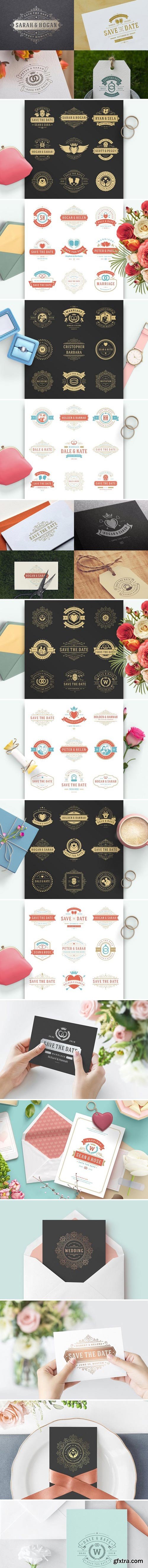 230 Wedding Logos and Badges Bundle 2402090
