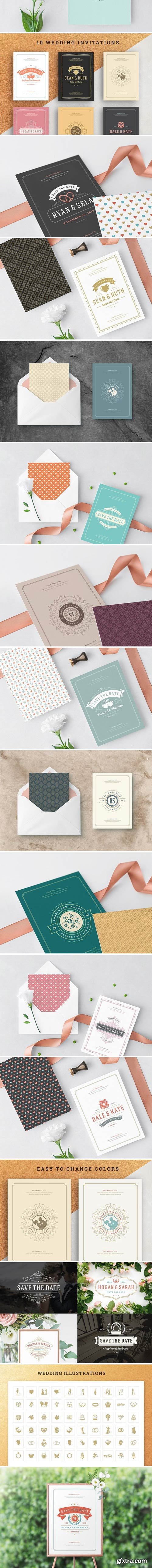 230 Wedding Logos and Badges Bundle 2402090