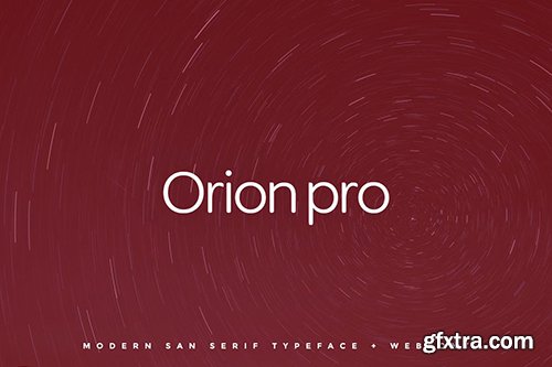 Orion pro - Typeface + Web Fonts