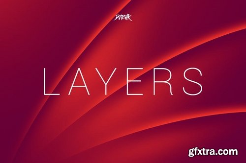Layers Wavy Curves Backgrounds  Vol 01
