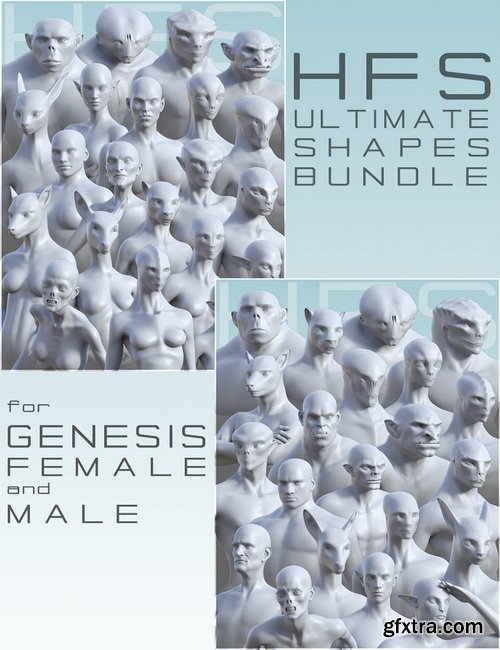 Daz3D - HFS Ultimate Shapes Bundle