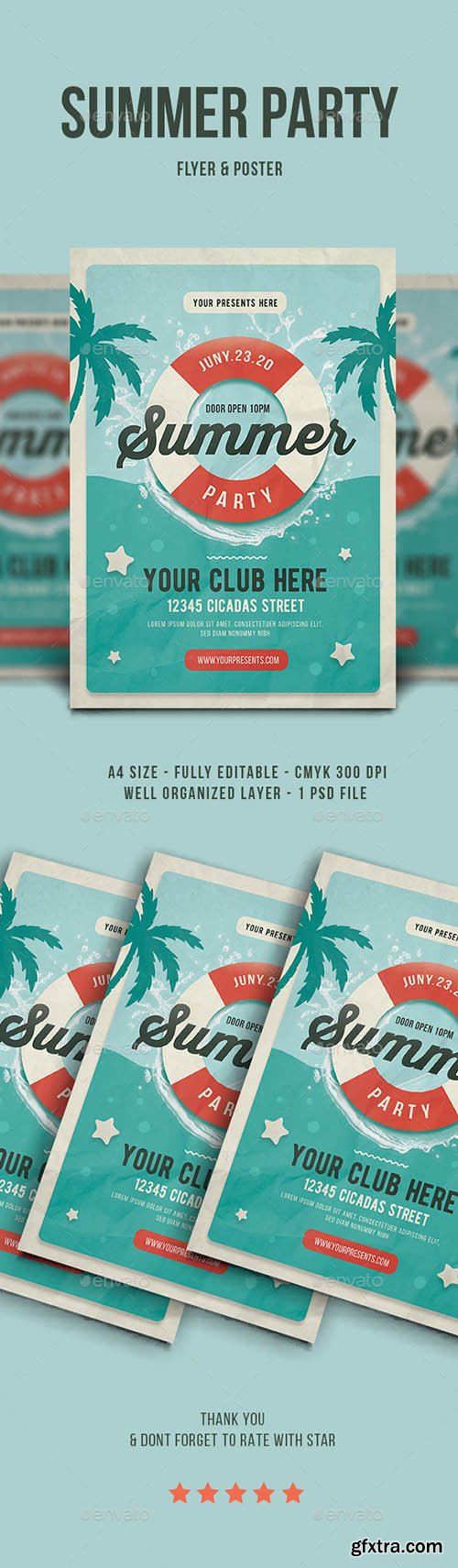 Summer Party Flyer 21882521