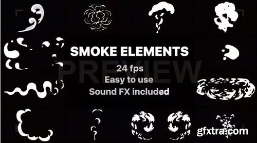 2D FX Smoke Elements - Motion Graphics 79263