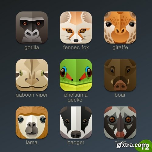 Picture vector web design element icon logo 25 EPS