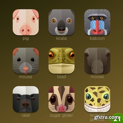 Picture vector web design element icon logo 25 EPS