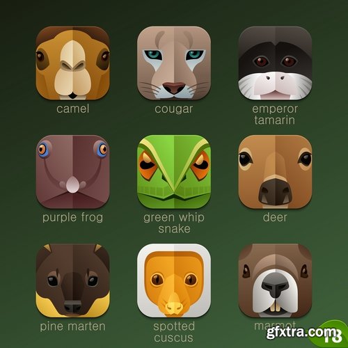 Picture vector web design element icon logo 25 EPS