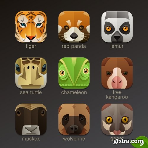 Picture vector web design element icon logo 25 EPS