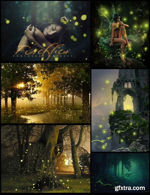 Ron's Fireflies Brushes