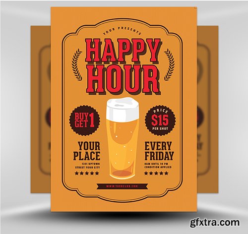Vintage Happy Hour Beer