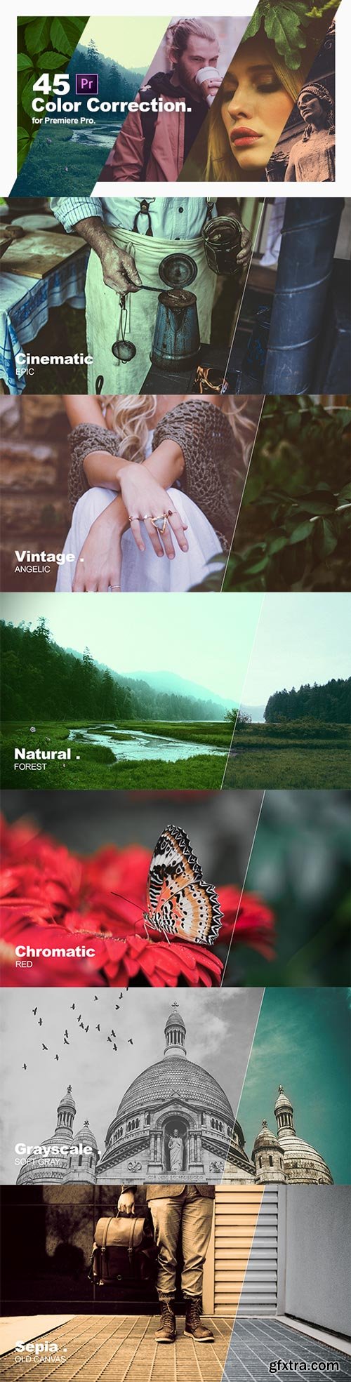 Videohive - Color Correction & Color Grading Presets for Premiere Pro - 21777710