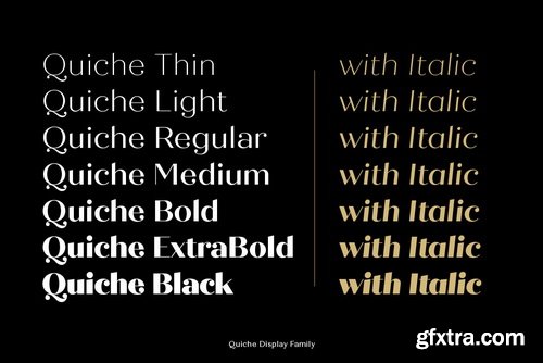 Quiche Font Family Quiche Font Family