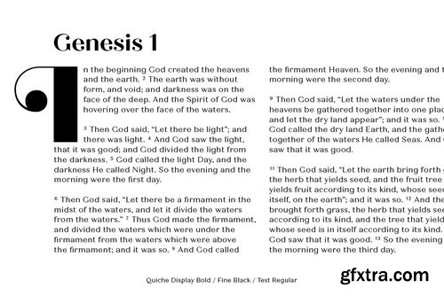 Quiche Font Family Quiche Font Family