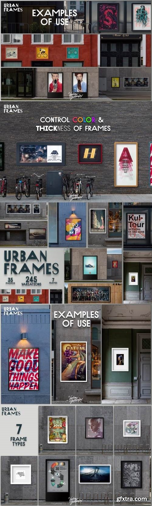 Urban Frames mockups