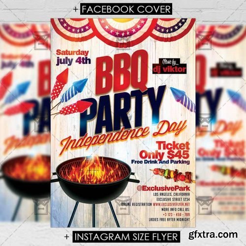 Independence Day Celebration – Premium A5 Flyer Template Independence Day Celebration – Premium A5 Flyer Template