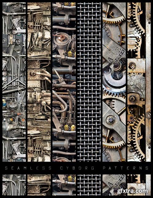 Ron's Cyborg Parts Photoshop Brushes Ron's Cyborg Parts Photoshop Brushes