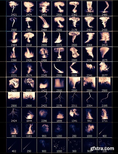 Ron's Tornado Photoshop Brushes