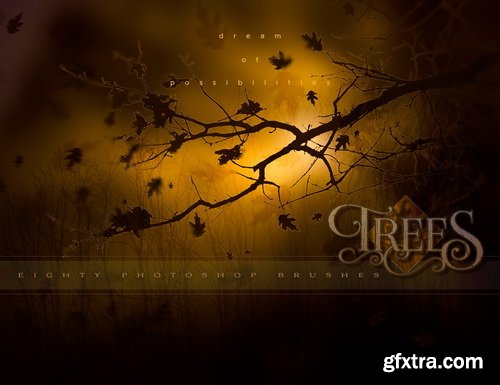 Ron's Trees Photoshop Brushes