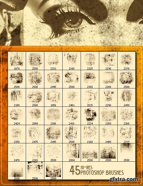 Ron's Aging Dirt and Grit Photoshop Brushes