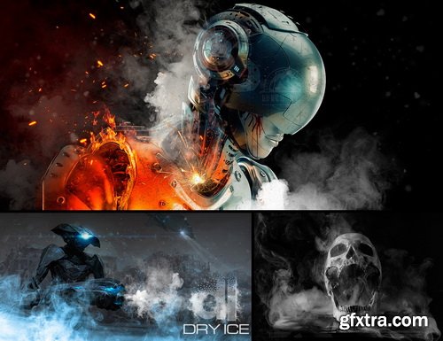 Ron's Dry Ice Photoshop Brushes