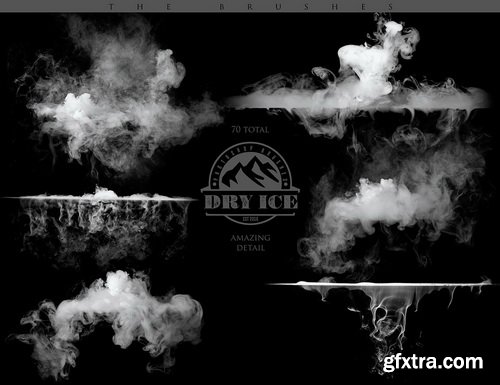 Ron's Dry Ice Photoshop Brushes