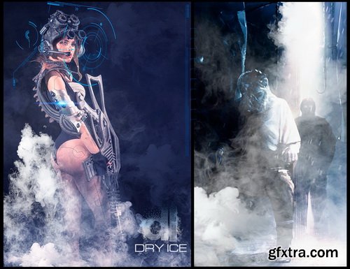 Ron's Dry Ice Photoshop Brushes