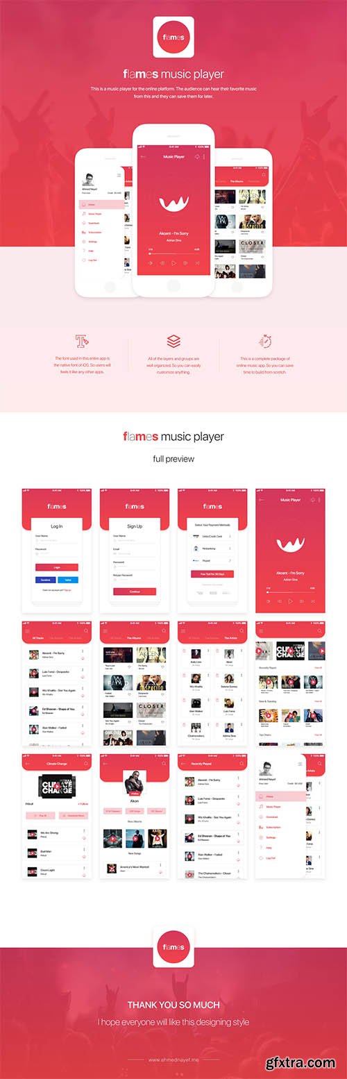 Flames iOS Ui Kit