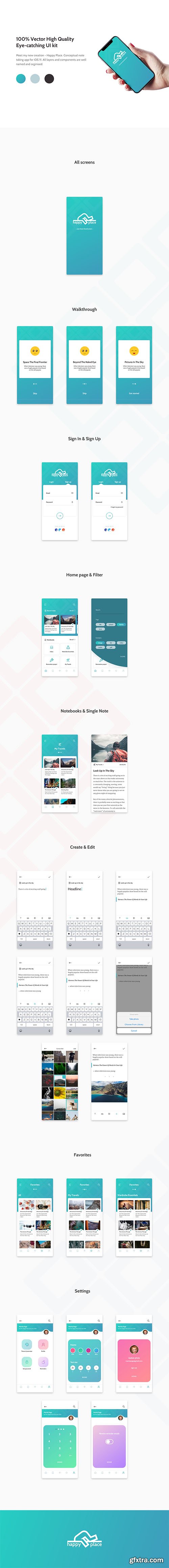 Happy Place UI Kit