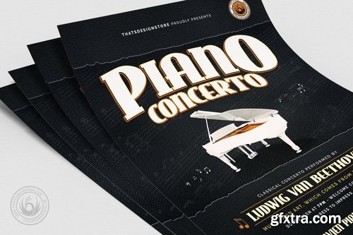 GraphicRiver - Piano Concerto Flyer Template V4 21921932
