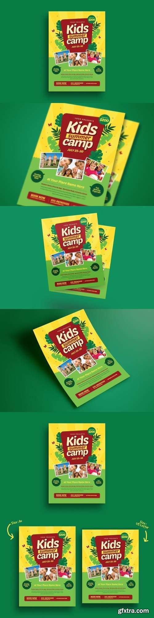 Kids Summer Camp Flyer