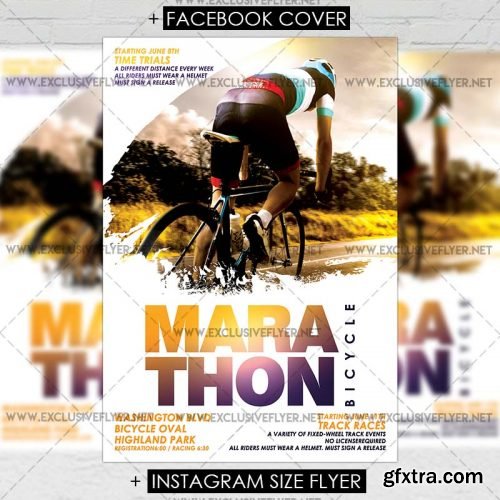 Marathon – Premium A5 Flyer Template Marathon – Premium A5 Flyer Template