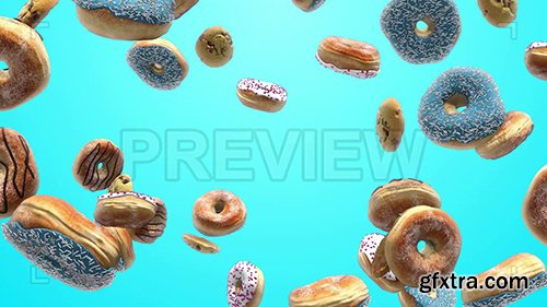 Donuts Falling In Slow Motion 82435 Donuts Falling In Slow Motion 82435