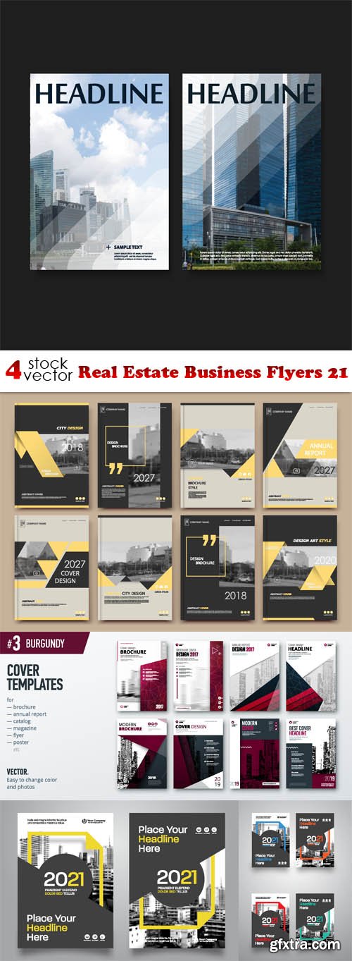Vectors - Real Estate Business Flyers 21