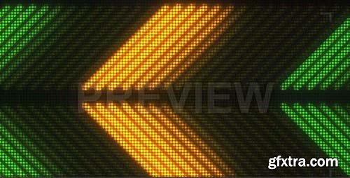 Directional Disco LED VJ Loop - Motion Graphics 83224