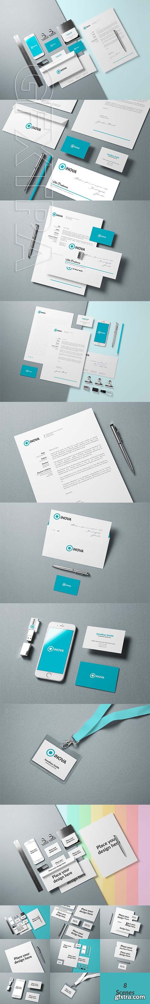 CreativeMarket - Branding Identity Mock-up 2554940
