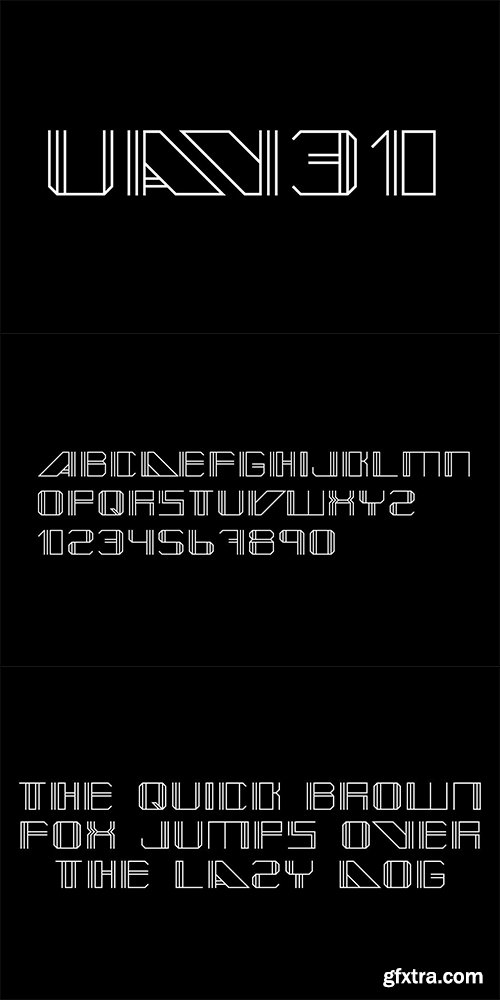 UAV31 Font UAV31 Font