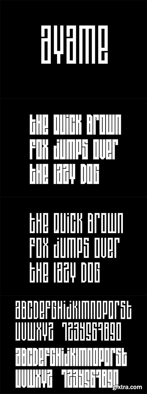 Ayame Font Ayame Font