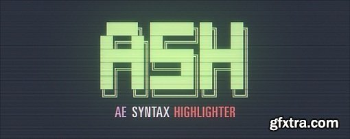 ASH Syntax Highlighter 1.0.0 for After Effects (Win/Mac)