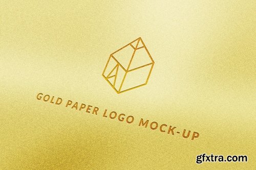 CM - 4 Gold Logo Mock-Ups Bundle 2512613