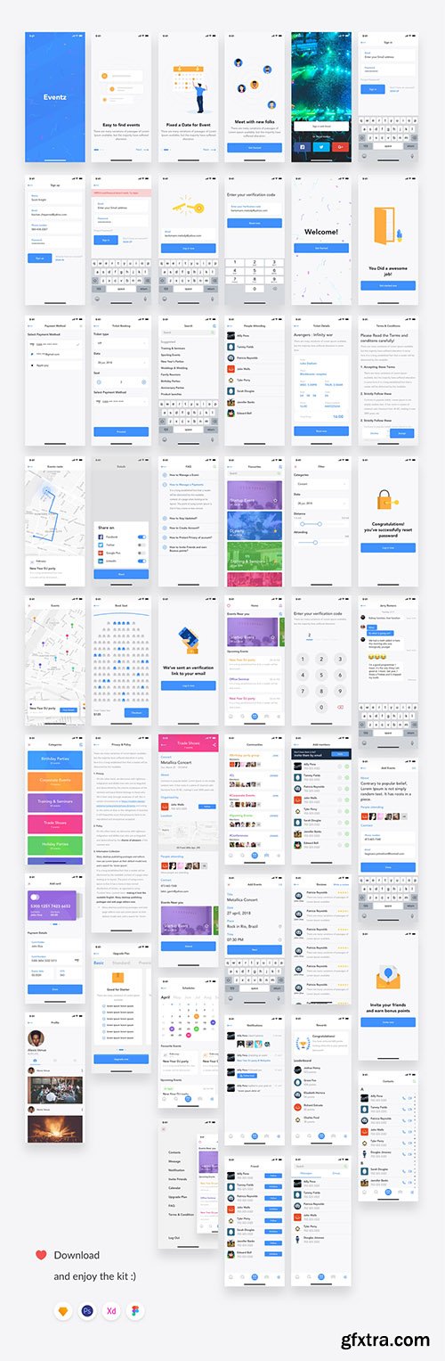Eventz iOS UI Kit Eventz iOS UI Kit
