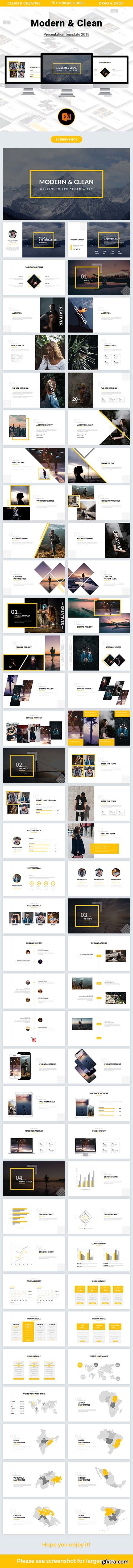 Modern & Clean Powerpoint Template 2018 21965782 Modern & Clean Powerpoint Template 2018 21965782