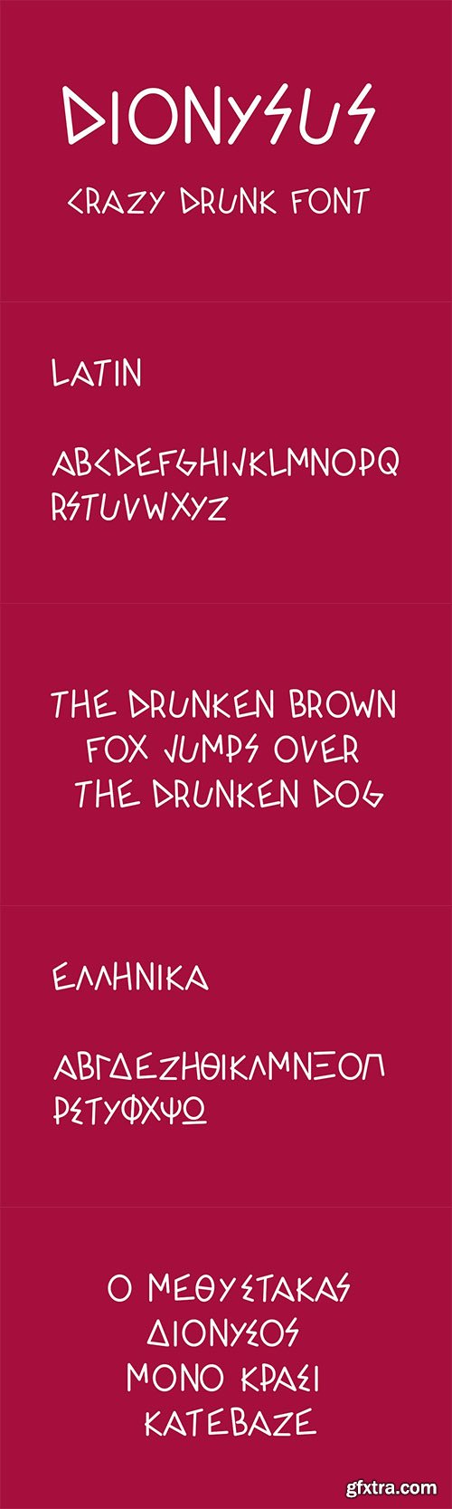 Dionysus Font Dionysus Font