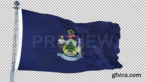 Maine Flag Animation 73930 Maine Flag Animation 73930