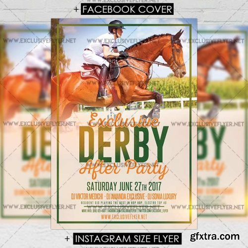 Derby – Premium A5 Flyer Template Derby – Premium A5 Flyer Template