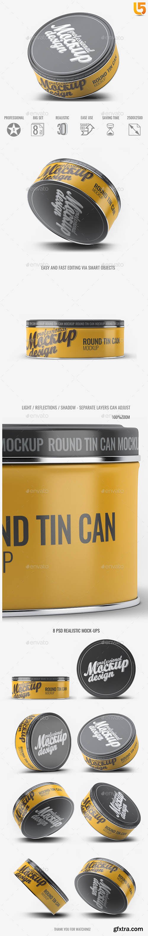 Round Tin Can Mock-Up 21955604 Round Tin Can Mock-Up 21955604