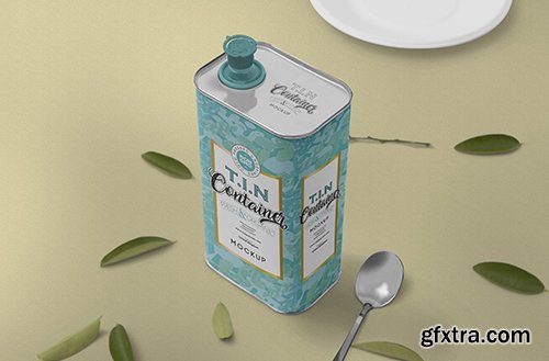 Tin Can Mockup Tin Can Mockup