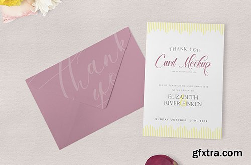 Thank You Card Mockup Thank You Card Mockup