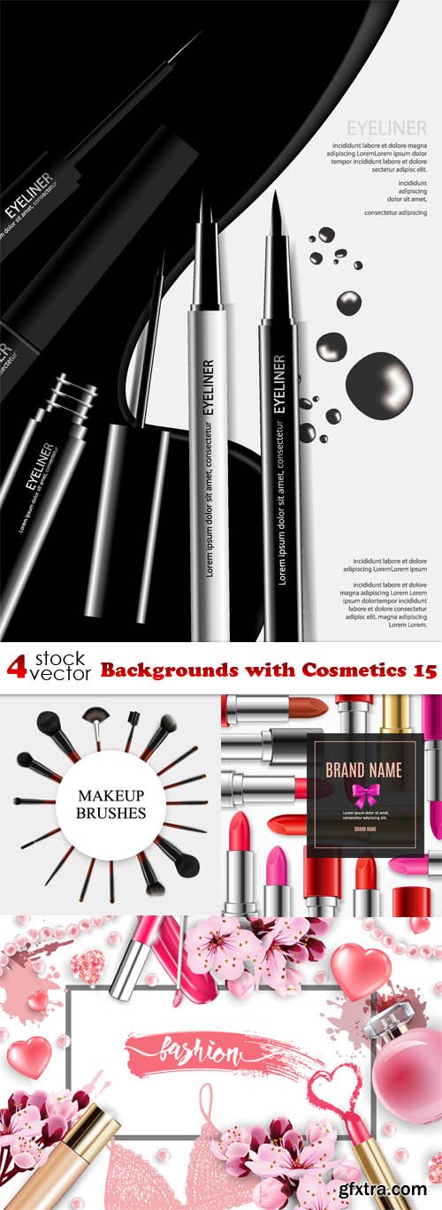 Vectors - Backgrounds with Cosmetics 15