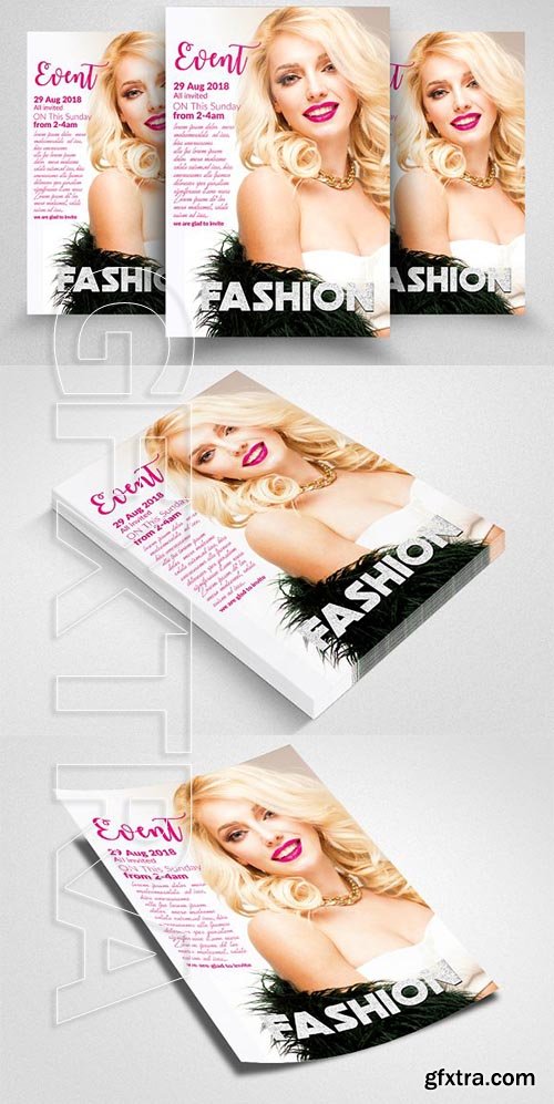 CreativeMarket - Fashion Flyer Template Vol 02 2580105